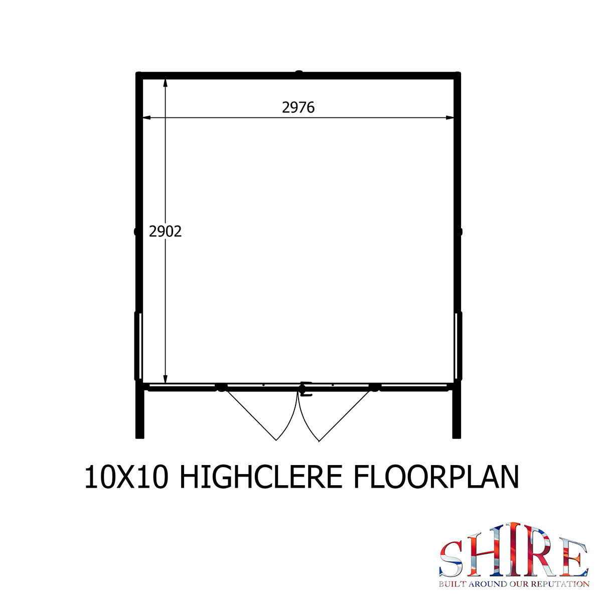 Shire Highclere 10ft x 10ft Summerhouse - Image 10