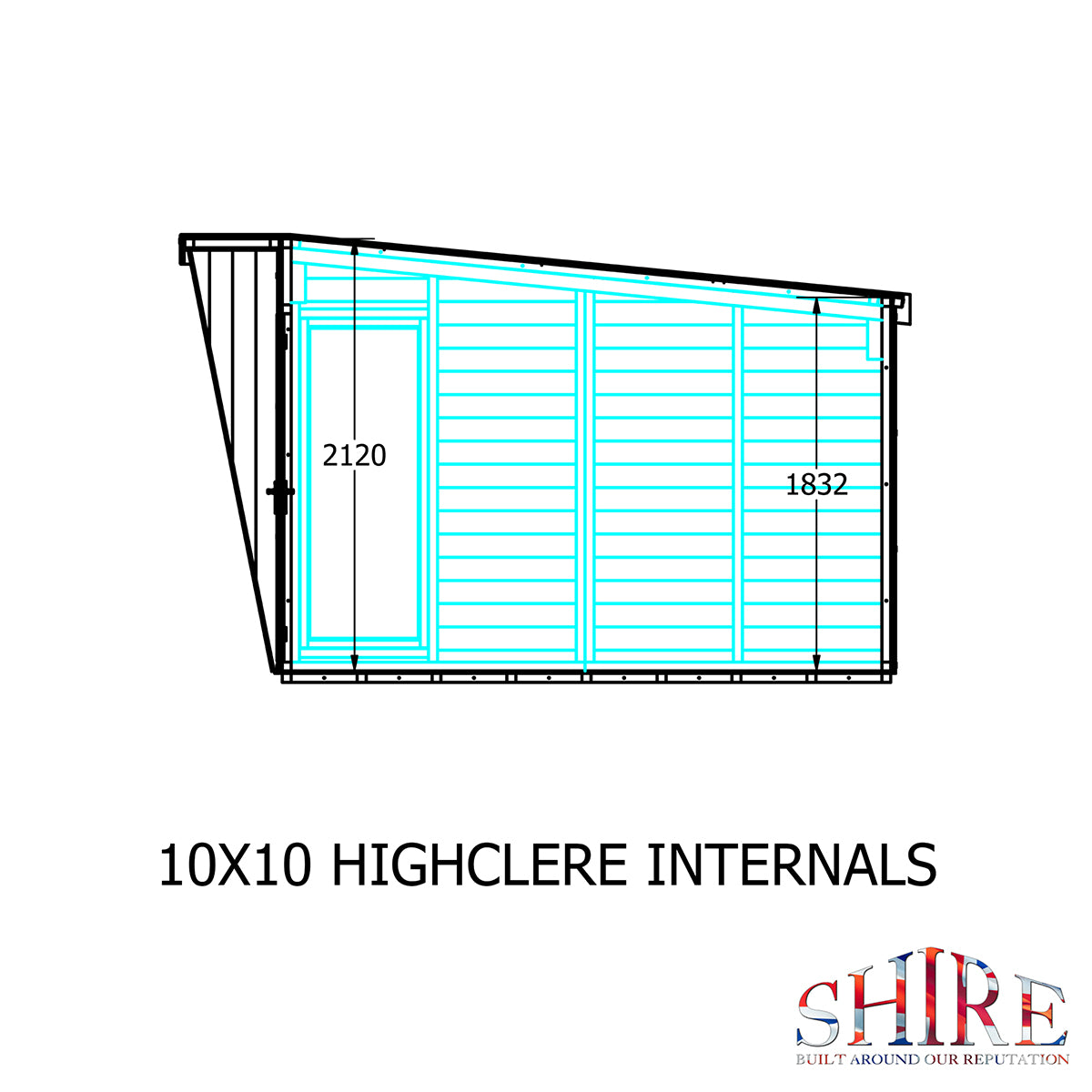 Shire Highclere 10ft x 10ft Summerhouse - Image 8