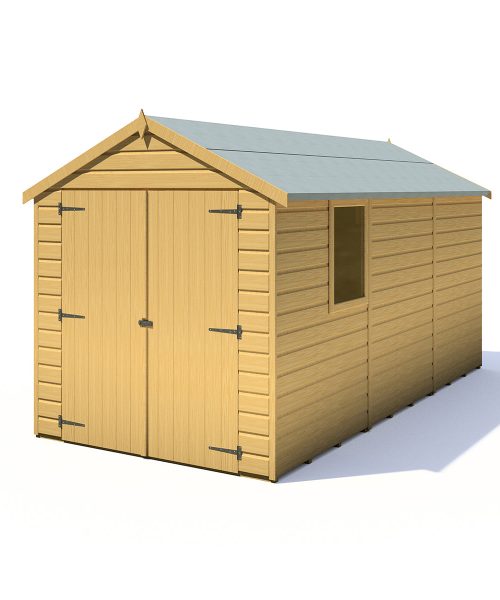 Shire Warwick 6ft x 12ft Shiplap Apex Double Door Shed