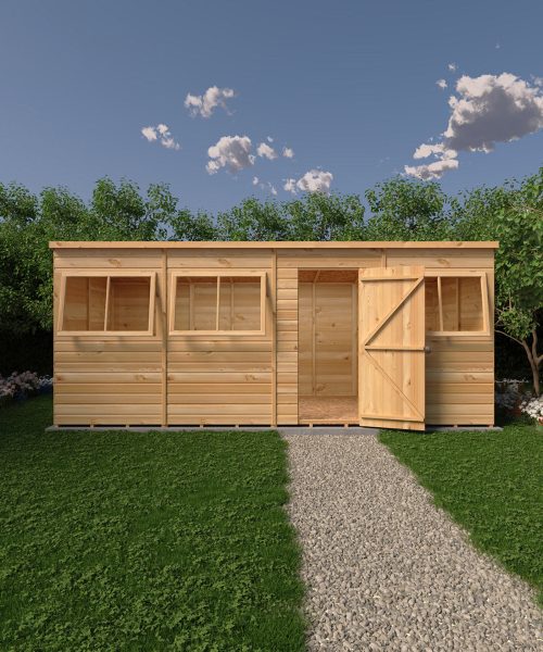 Shire Pent 16ft x 6ft Shiplap Shed NEW