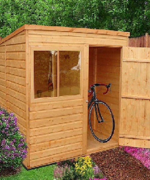 Shire 6ft x 8ft Pent Wooden Garden Shed
