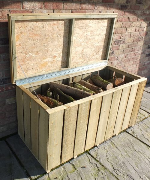 Shire Pressure 4ft x 2ft Treated Log Box - Sawn Timber