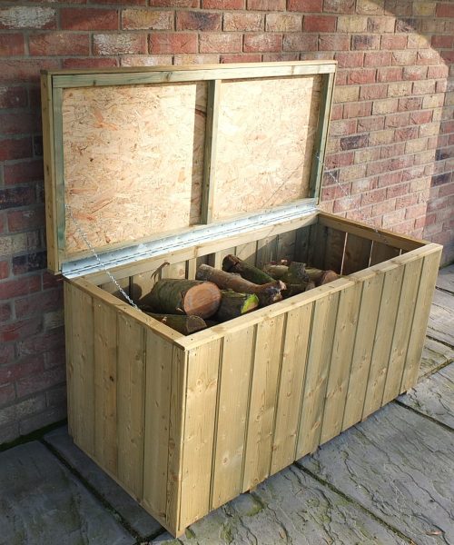Shire Pressure Treated 4ft x 2ft Log Box - Planed Timber