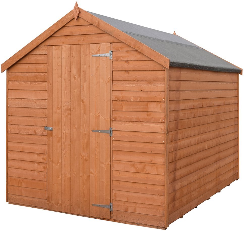 Shire Value Overlap 7ft x 5ft Shed - Windowless - Image 2