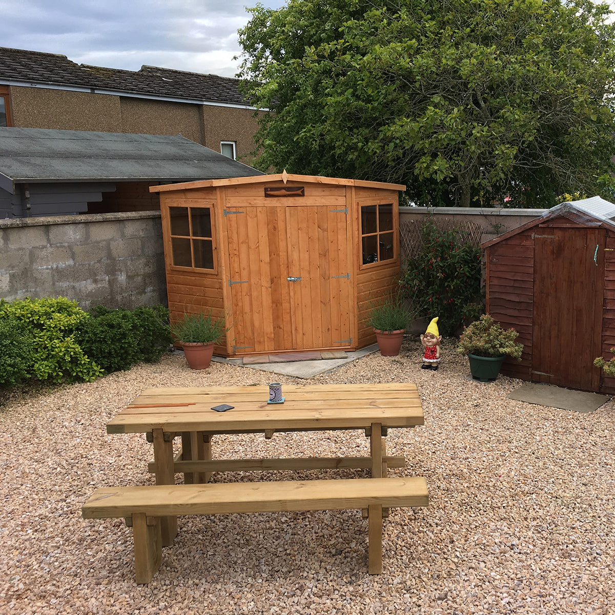 Shire Shiplap 8ft x 8ft Corner Shed - Image 7