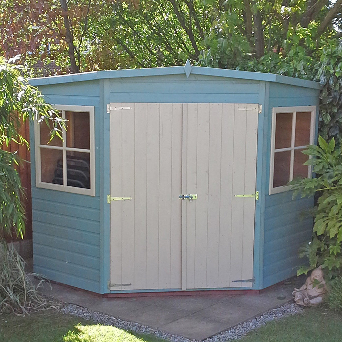 Shire Shiplap 8ft x 8ft Corner Shed - Image 3