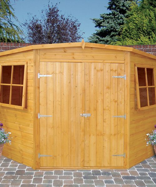 Shire Shiplap 8ft x 8ft Corner Shed