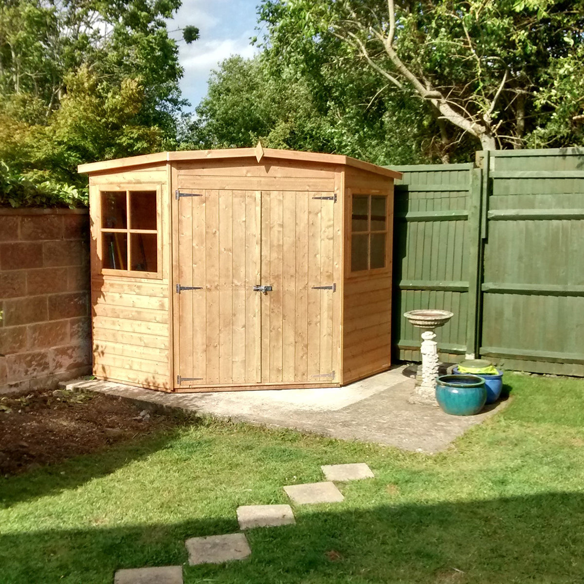 Shire Shiplap 10ft x 10ft Corner Shed - Image 5