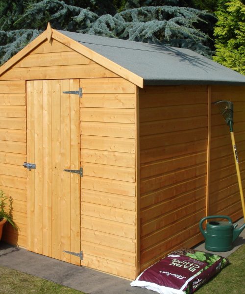 Shire Shiplap 8ft x 6ft Apex Shed (Single Door)