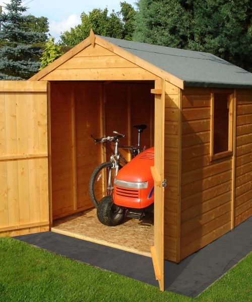 Shire Warwick Shiplap 8ft x 6ft Apex Shed (Double Doors)