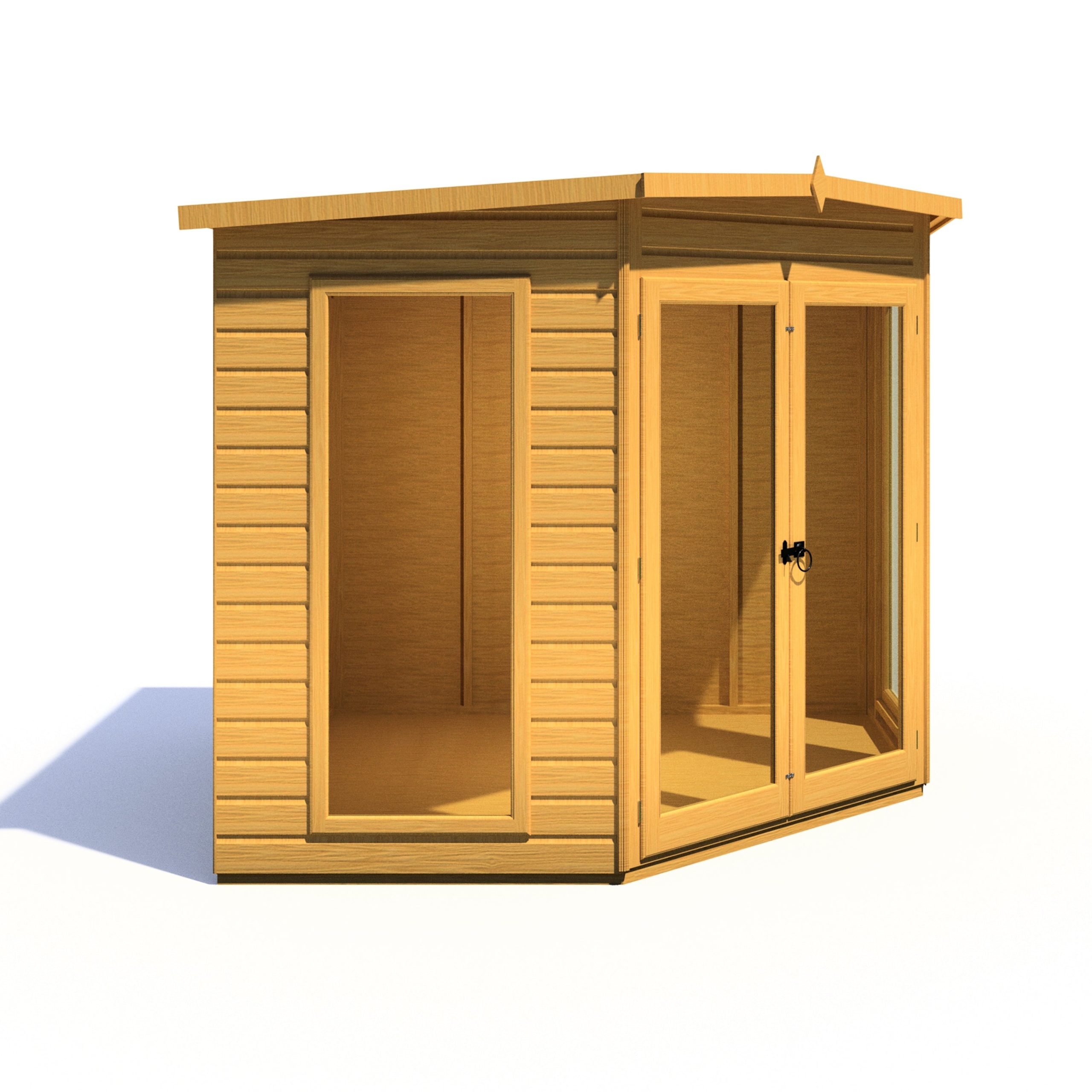Shire Barclay 8ft x 8ft Corner Summerhouse - Image 6