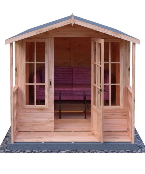 Shire Badminton 7ft x 10ft Summerhouse With Verandah