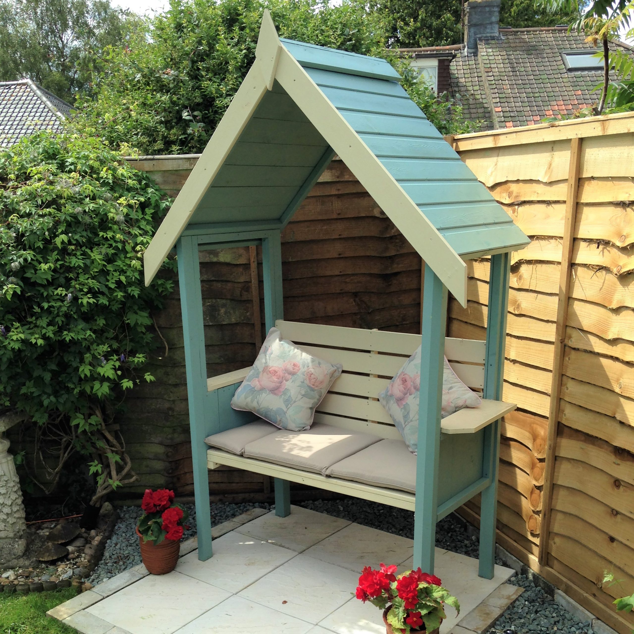 Shire Blossom Arbour 2ft x 4ft - Pressure Treated - Image 3