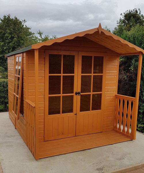 Shire Buckingham 7ft x 10ft Summerhouse With Verandah