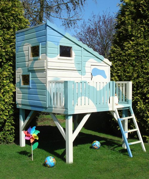 Shire Command Post, Platform & Slide Playhouse
