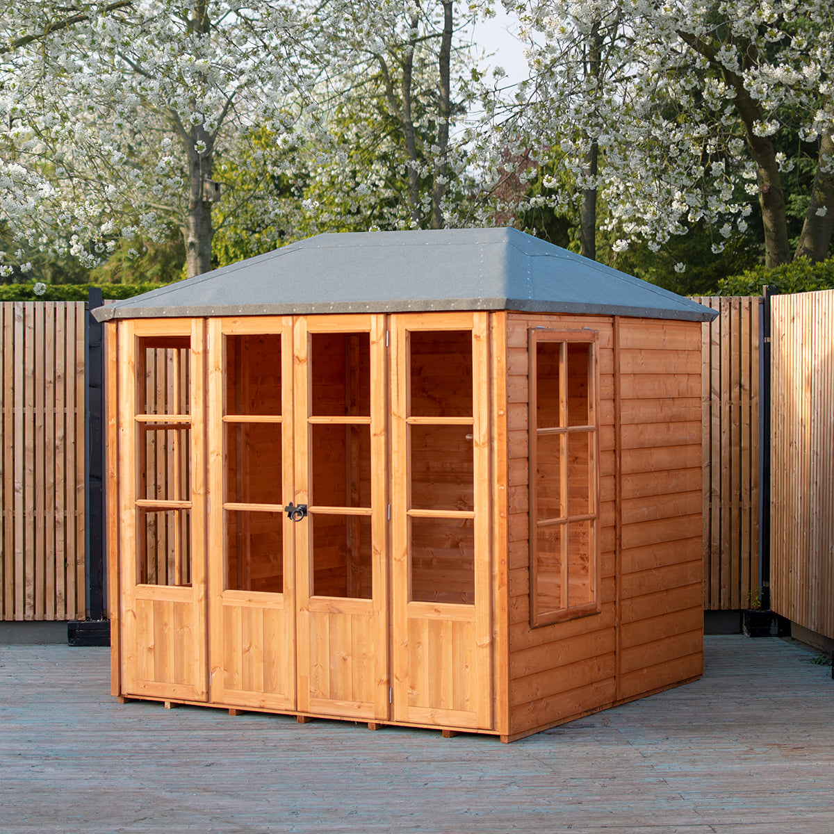 Shire Charleston 7ft x 7ft Summerhouse - Image 4