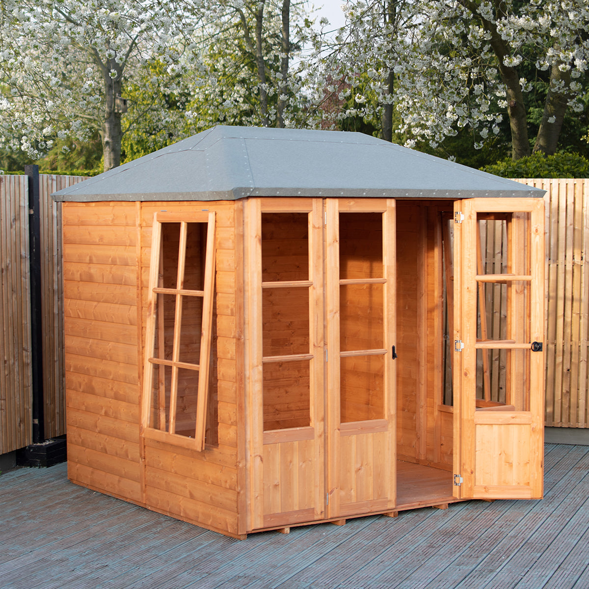 Shire Charleston 7ft x 7ft Summerhouse - Image 6
