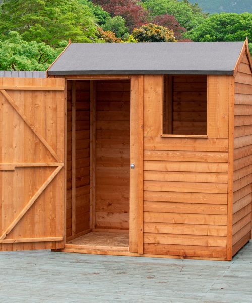 Shire Overlap 4ft x 6ft Reverse Apex Shed
