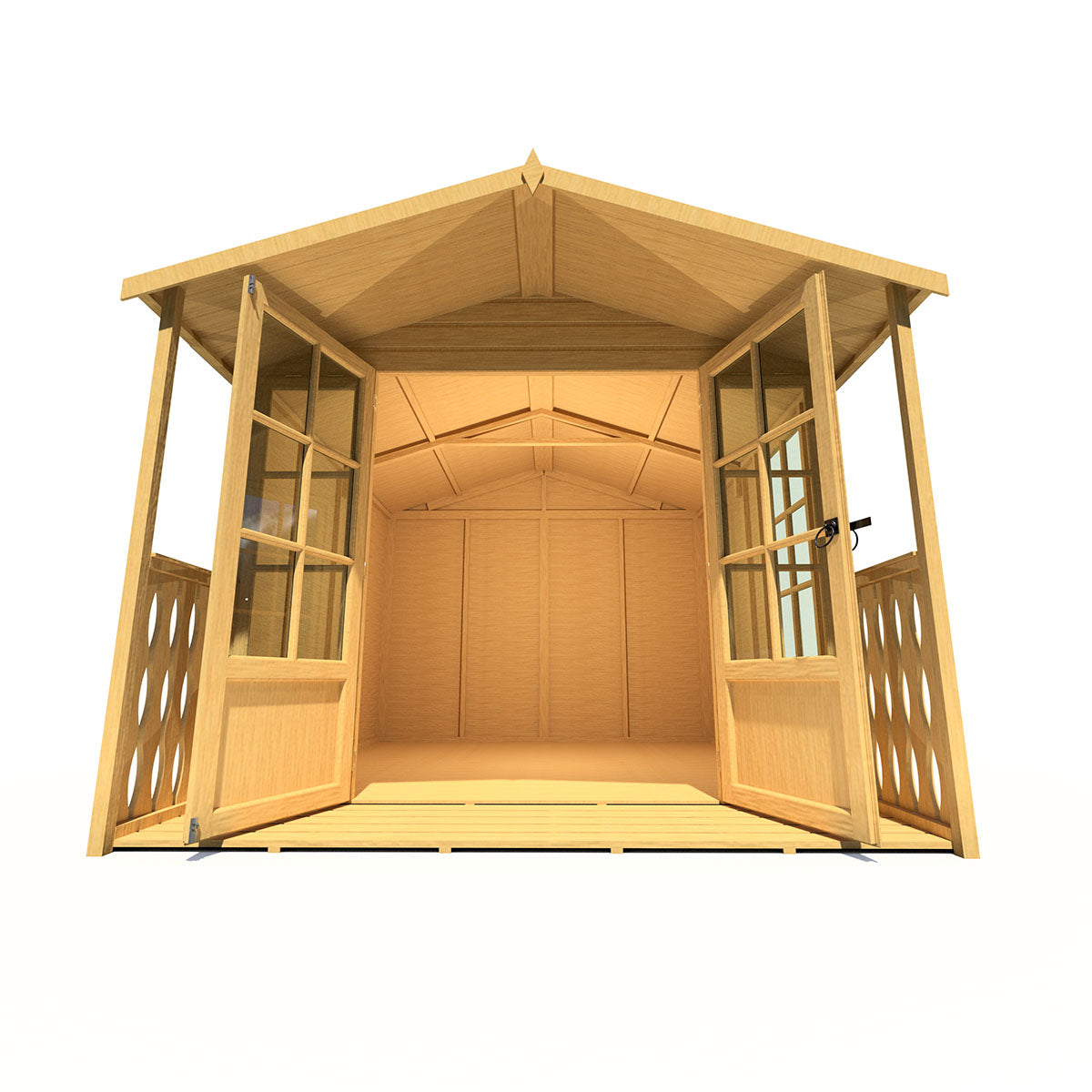 Shire Delmora 8ft x 10ft Summerhouse with Verandah - Image 7