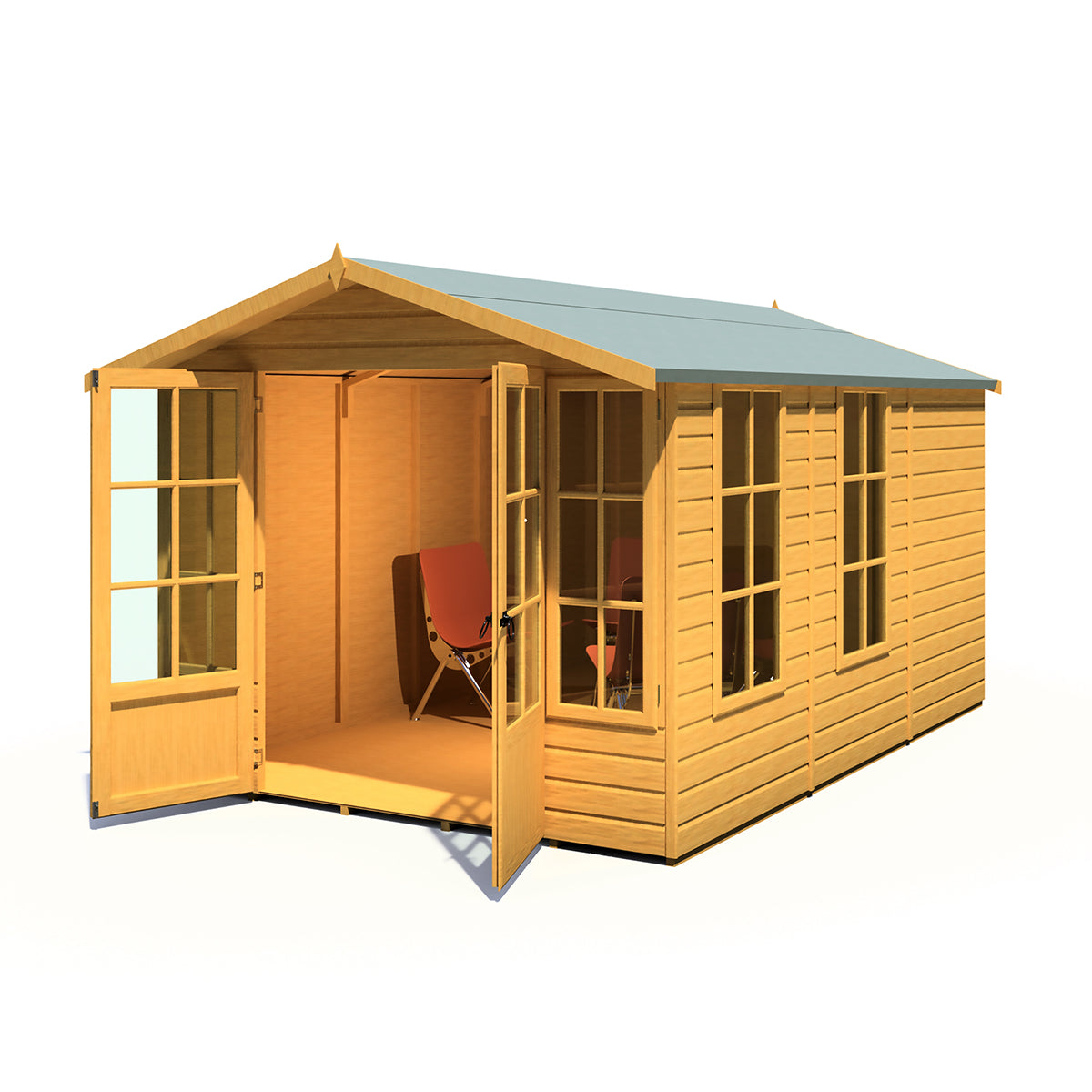 Shire Delmora 8ft x 12ft Summerhouse - Image 7