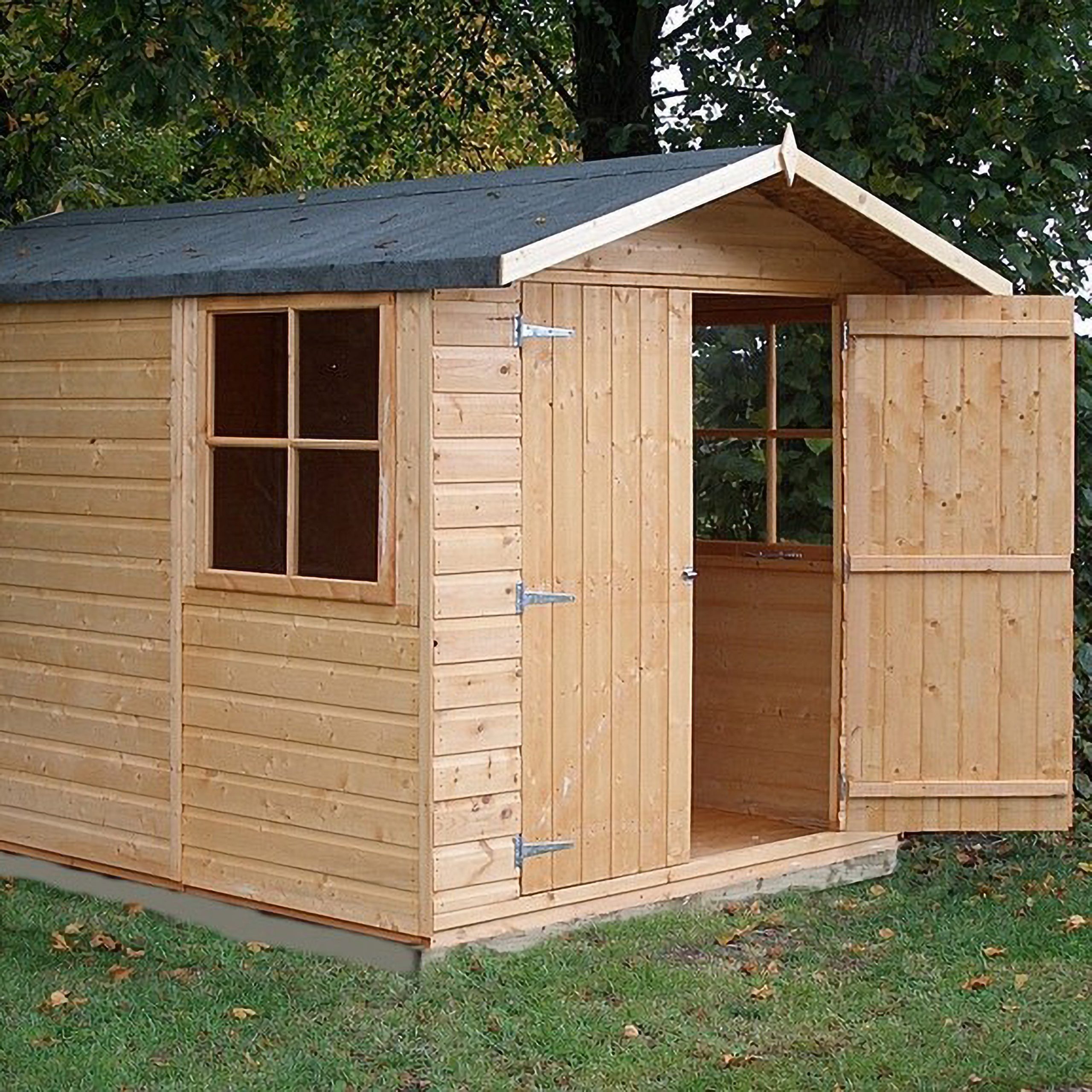 Shire Guernsey 10ft x 7ft Shiplap Apex Shed - Image 2