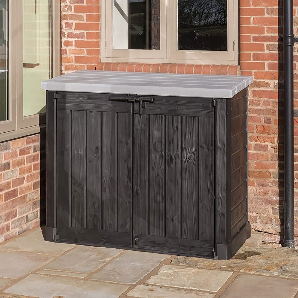 Keter Hideaway XL - Max Garden Storage Box - 1200L - Anthracite/Grey - Image 4