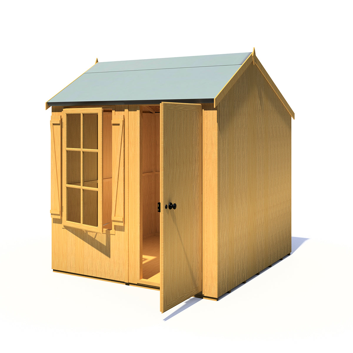 Shire Holt 7ft x 7ft Shiplap Apex Shed - Image 2