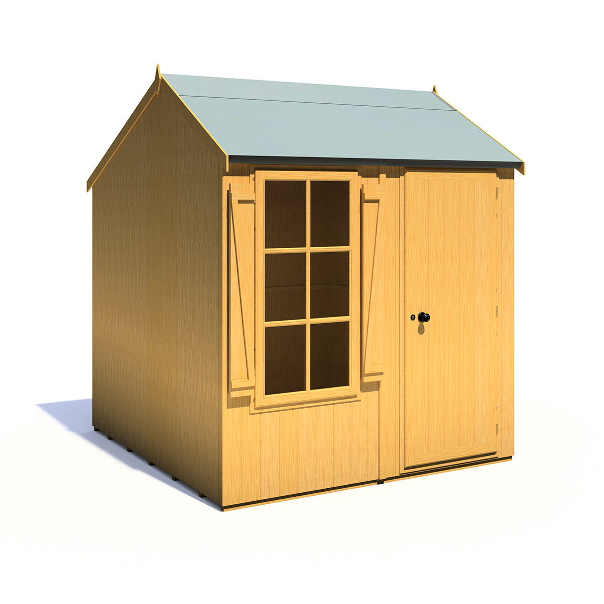 Shire Holt 7ft x 7ft Shiplap Apex Shed - Image 5
