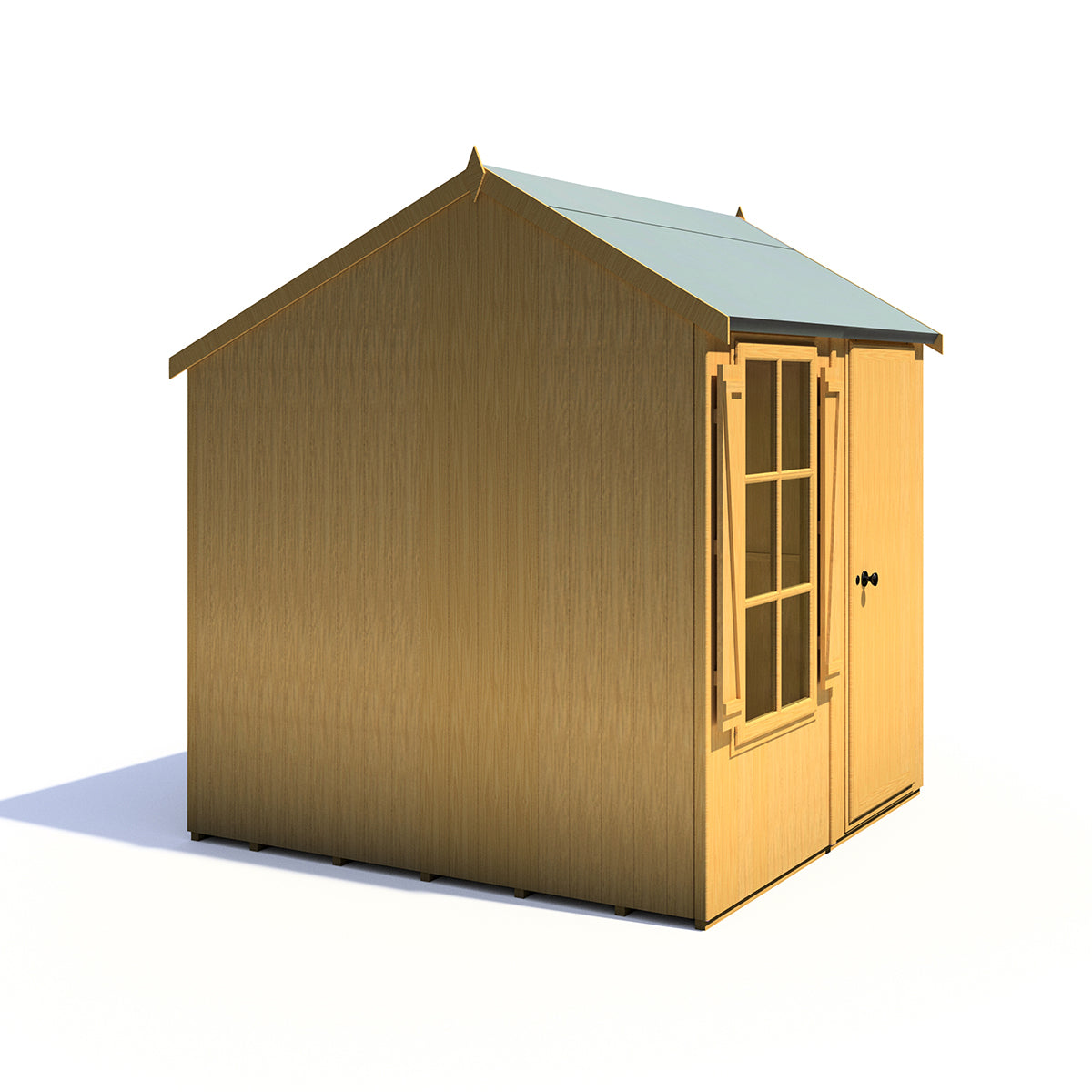 Shire Holt 7ft x 7ft Shiplap Apex Shed - Image 7