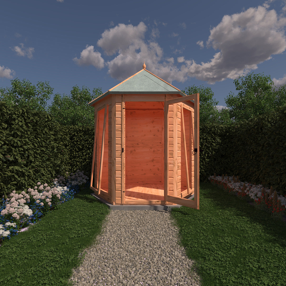 Shire Kendall 6ft x 6ft Summerhouse - Image 3