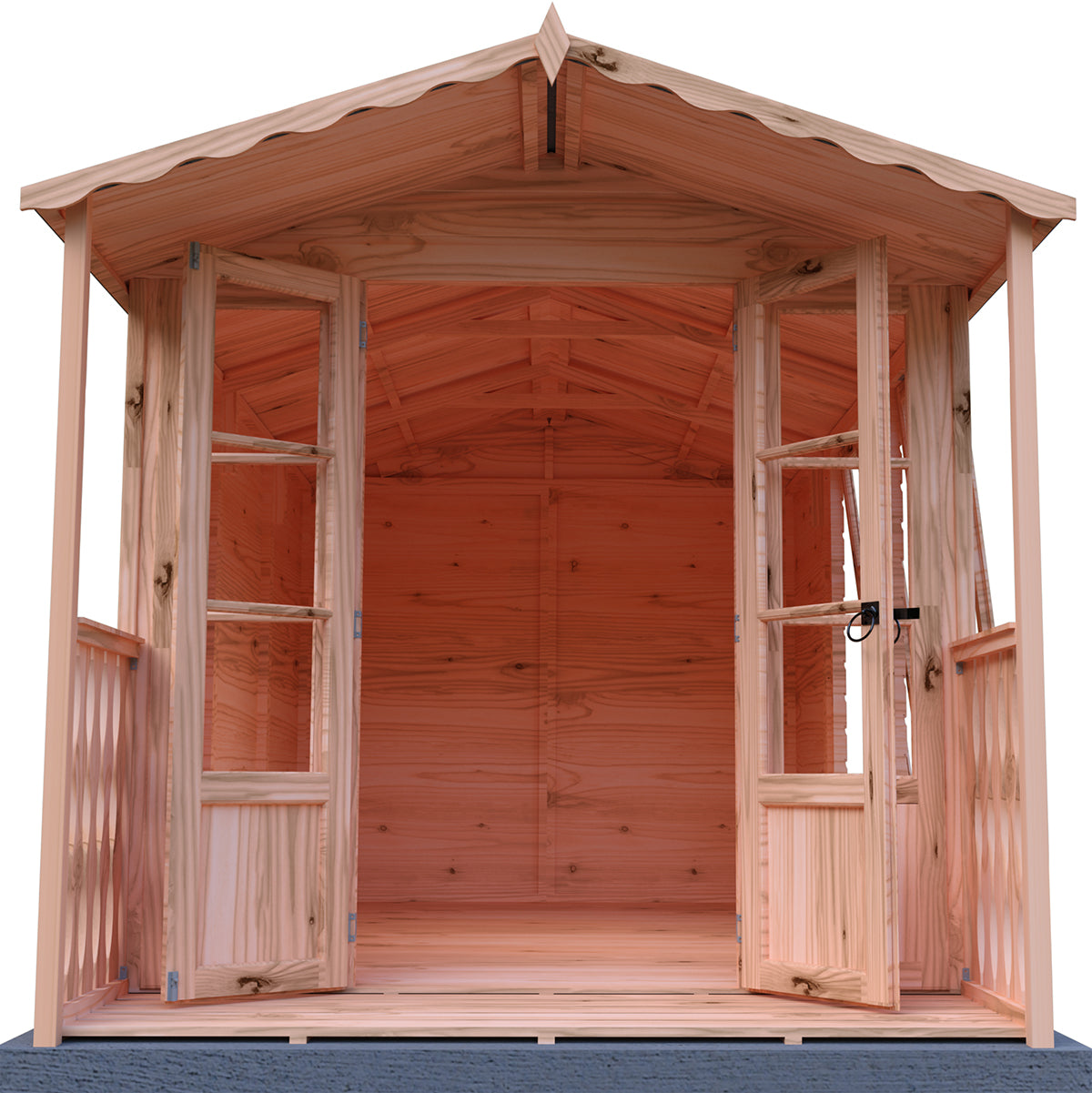 Shire Kensington 7ft x 10ft Summerhouse With Verandah - Image 2