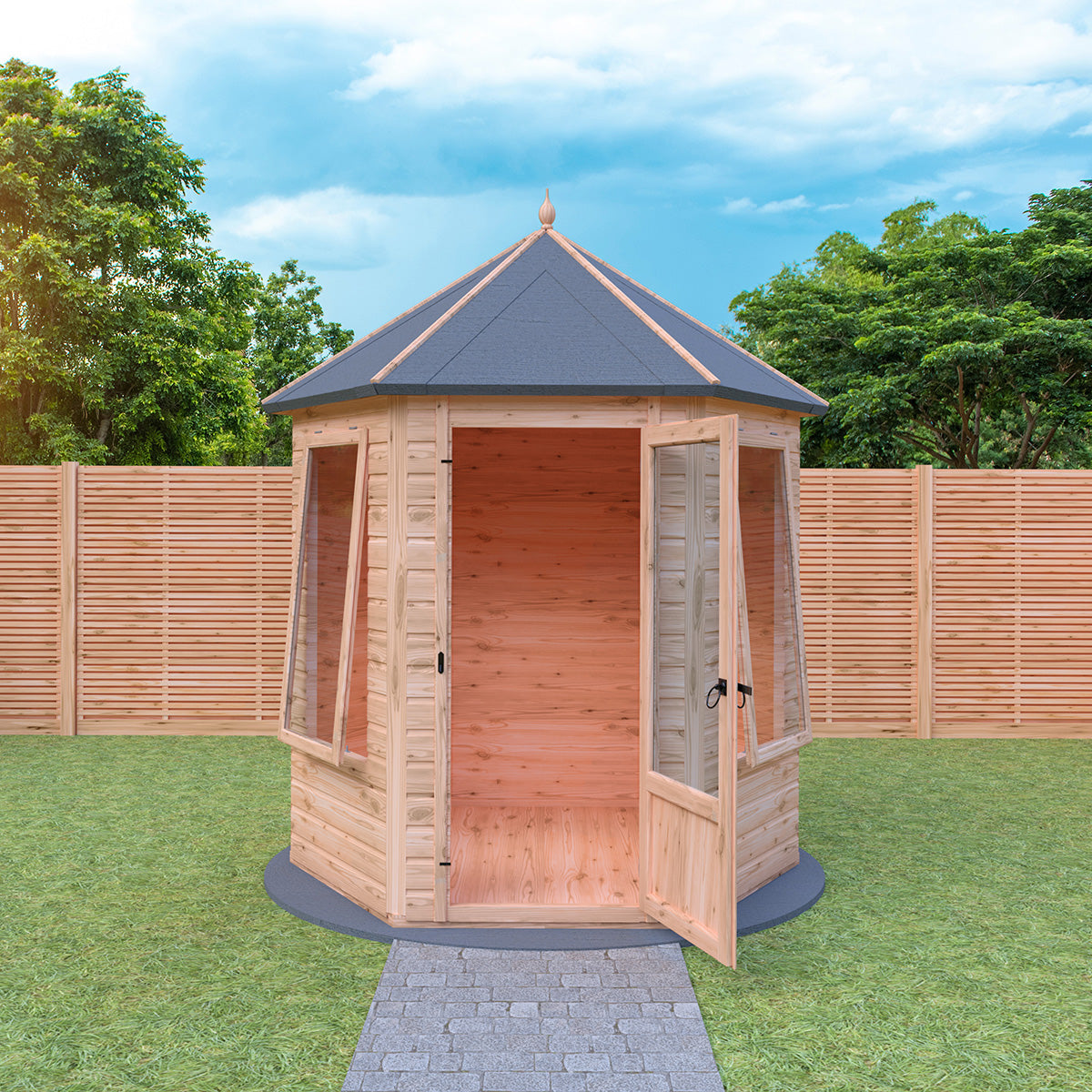 Shire Keswick 6ft x 6ft Summerhouse - Image 2
