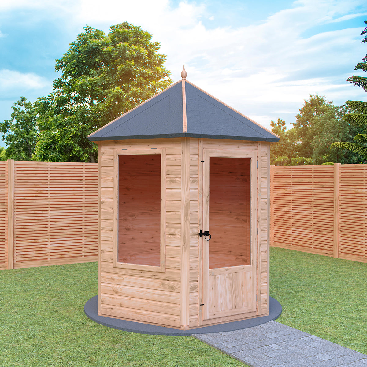Shire Keswick 6ft x 6ft Summerhouse - Image 6
