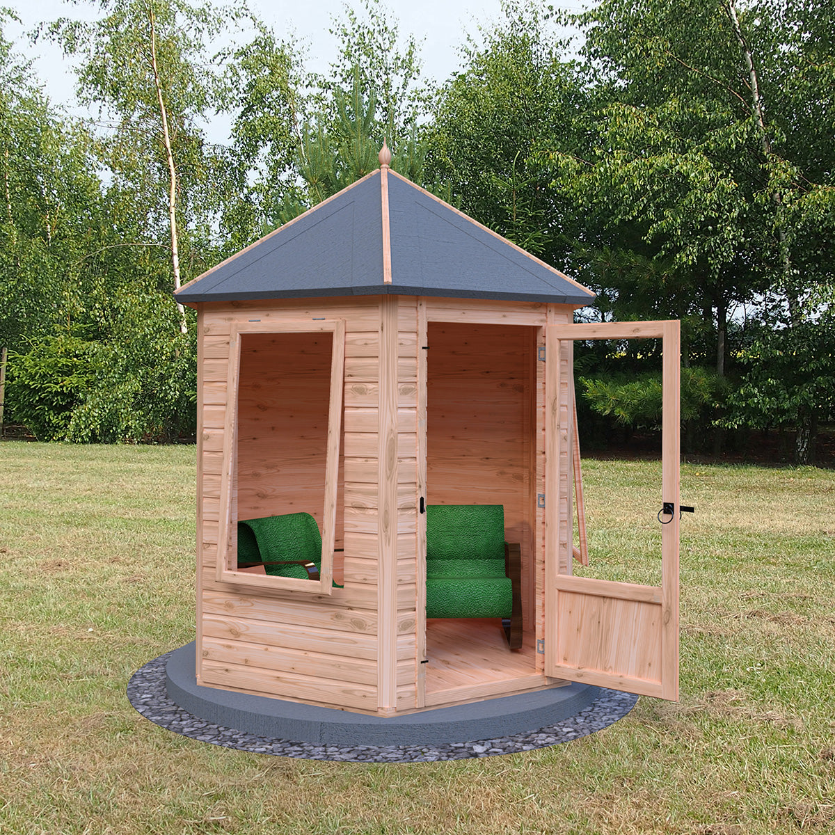 Shire Keswick 6ft x 6ft Summerhouse - Image 3