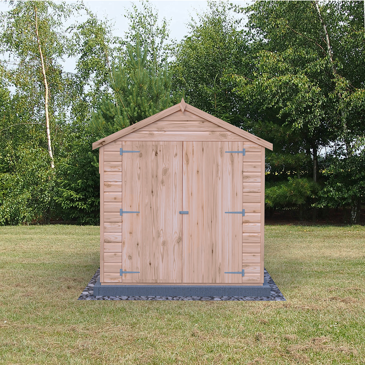 Shire Langley 8ft x 6ft Double Door Shiplap Shed NEW - Image 6