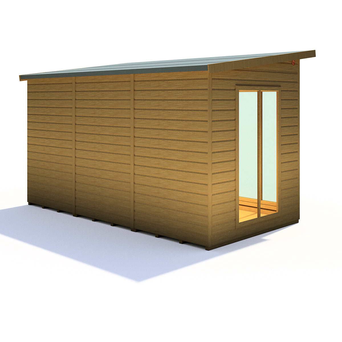 Shire Lela 12ft x 6ft Summerhouse with Storage - Image 5