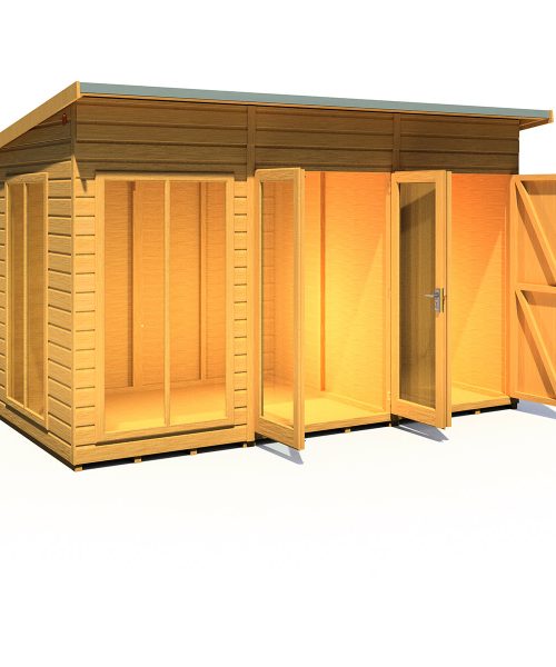 Shire Lela 12ft x 6ft Summerhouse with Storage