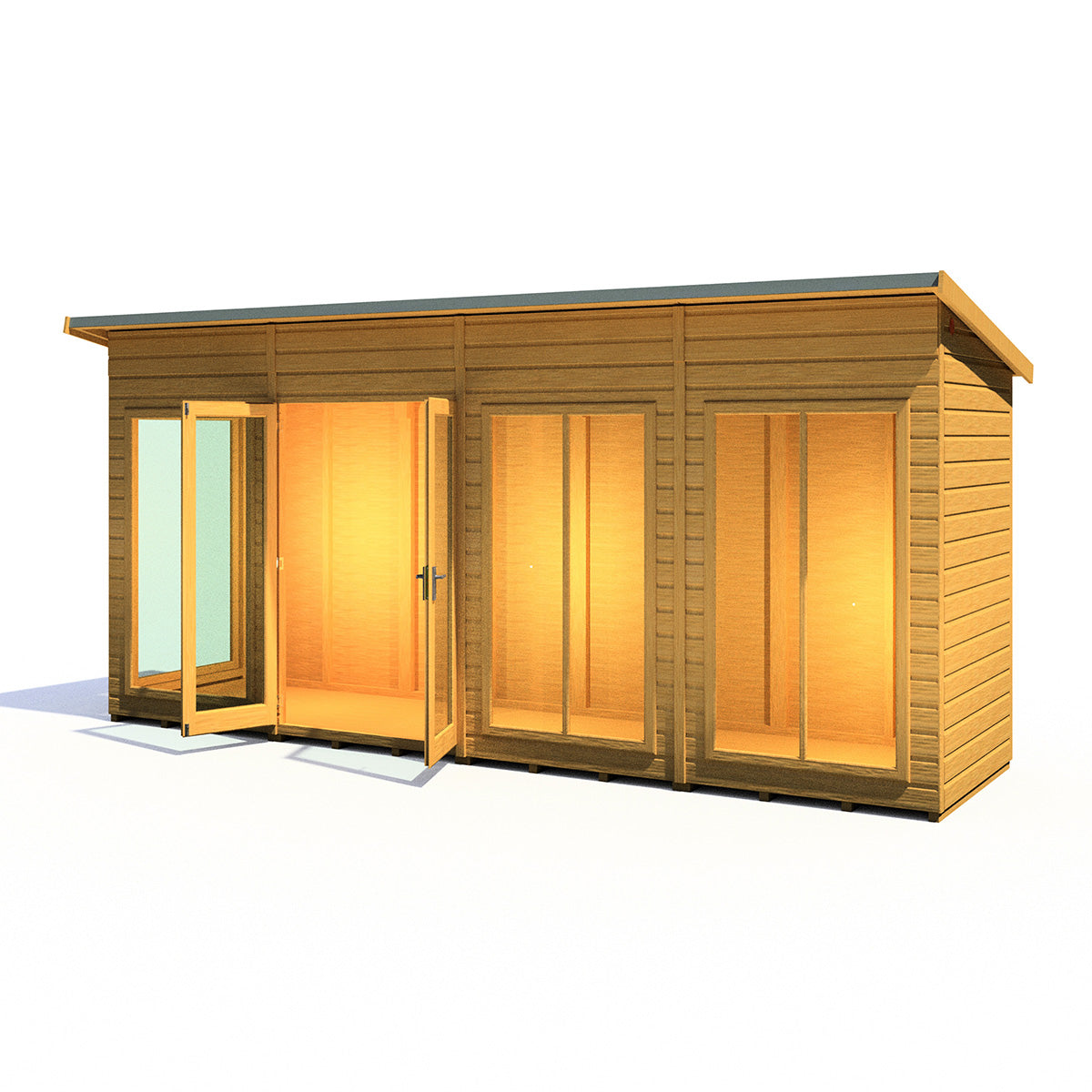 Shire Lela 16ft x 4ft Summerhouse - Image 9