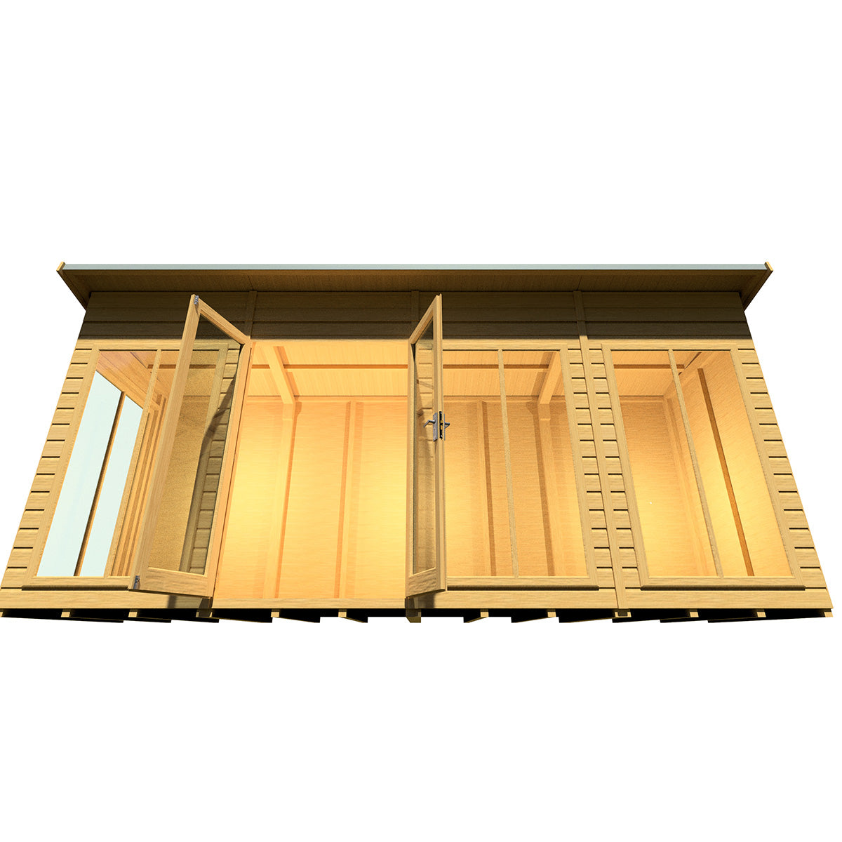 Shire Lela 16ft x 4ft Summerhouse - Image 5