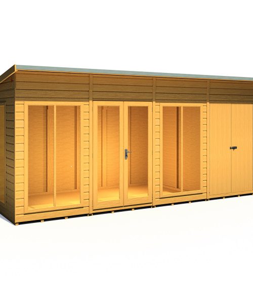 Shire Lela 16ft x 6ft Summerhouse with Storage