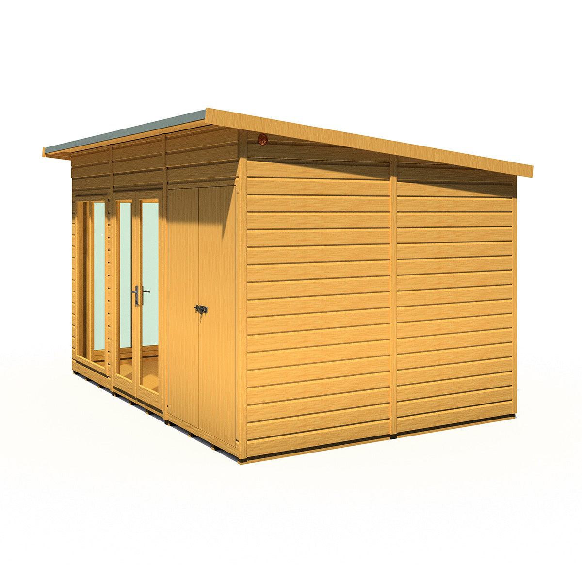 Shire Lela 12ft x 8ft Summerhouse with Storage - Image 6