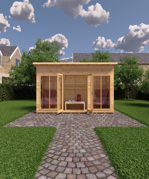 Shire Lela 12ft x 4ft Summerhouse