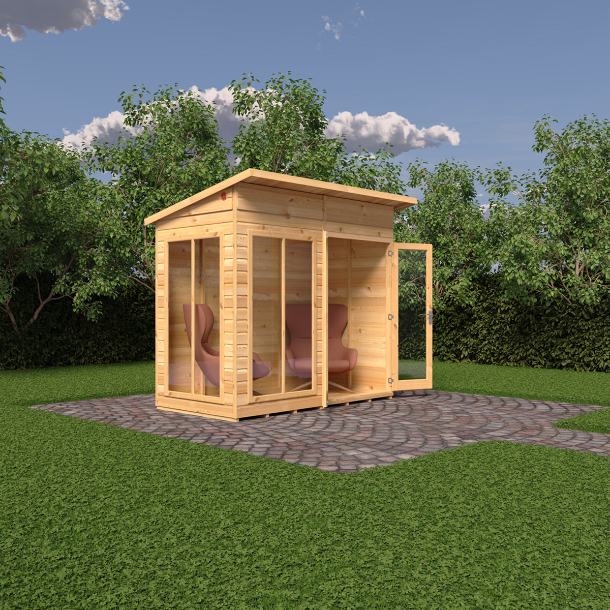 Shire Lela 8ft x 4ft Summerhouse - Image 5