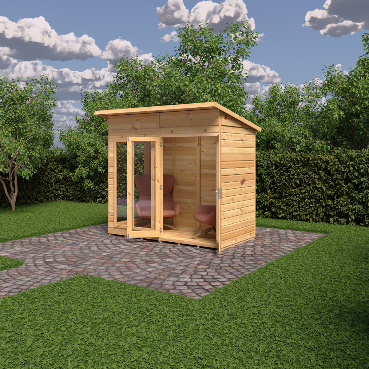 Shire Lela 8ft x 4ft Summerhouse - Image 6