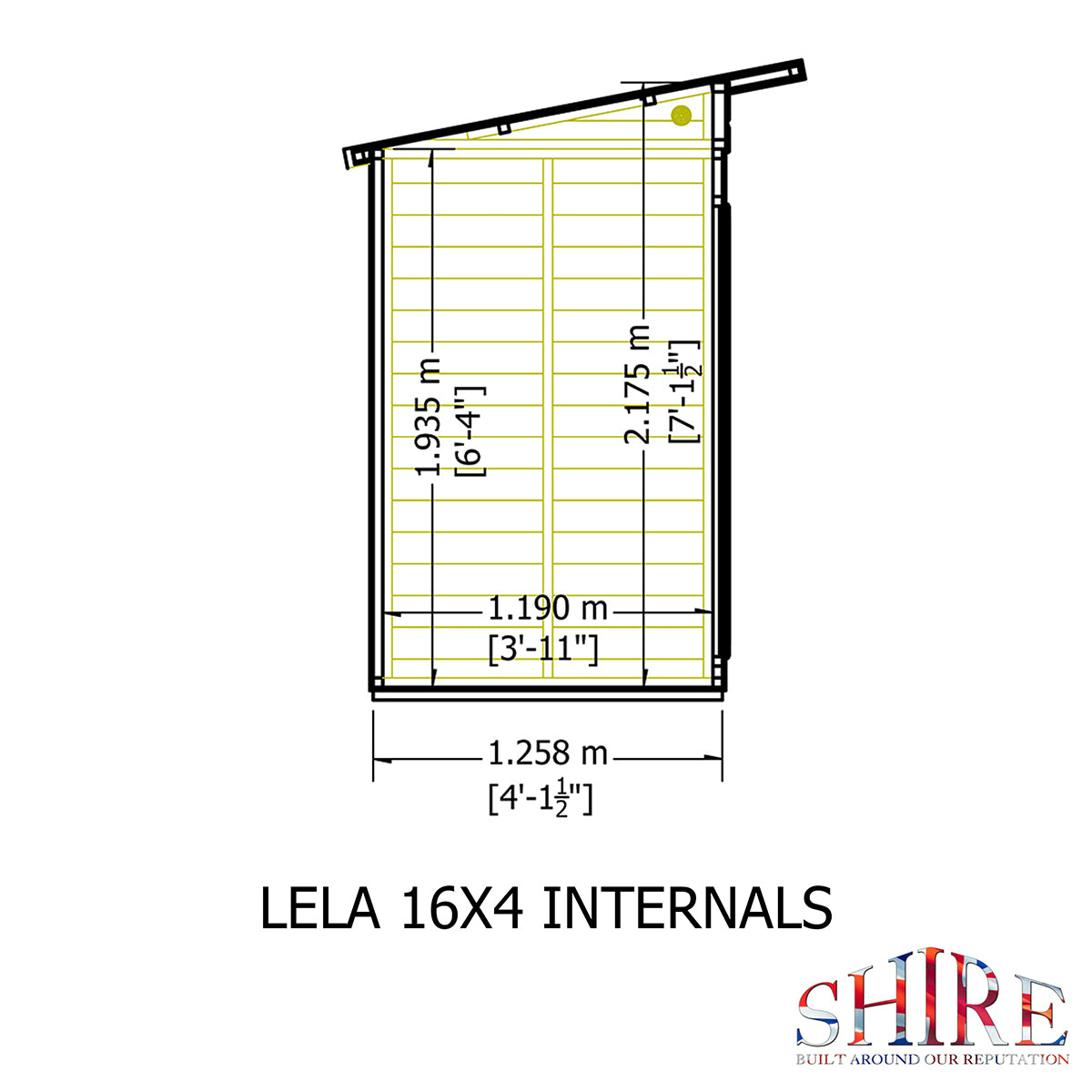 Shire Lela 16ft x 4ft Summerhouse - Image 11