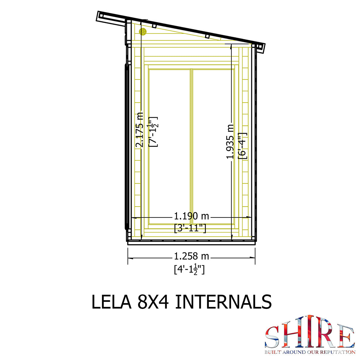Shire Lela 8ft x 4ft Summerhouse - Image 10