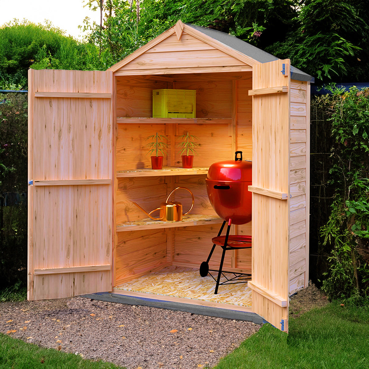 Shire Garden Value Overlap 3ft x 5ft Shed - Image 5