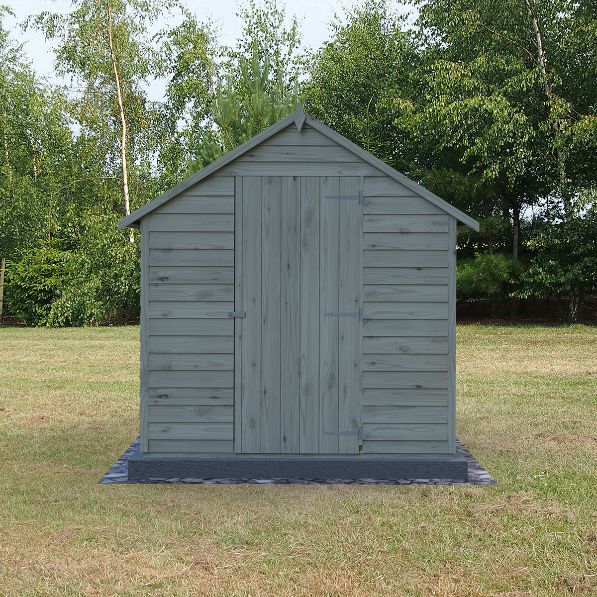 Shire Garden Value Overlap 8ft x 6ft Pressure Treated Shed with window - Image 7