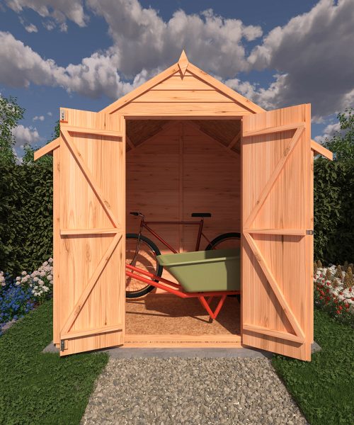 Shire Garden Value Overlap 4ft x 6ft Double Door Shed