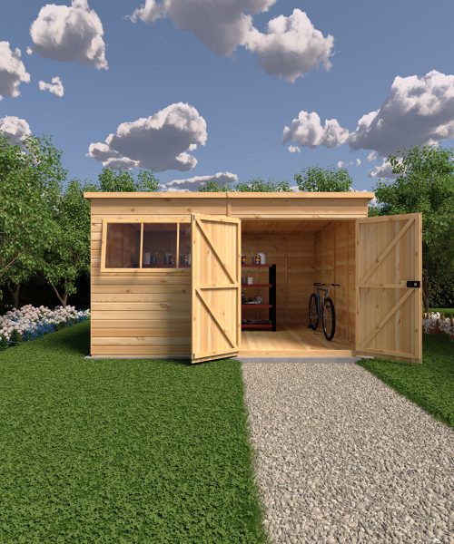 Shire Ranger 12ft x 10ft Pent Shiplap Shed
